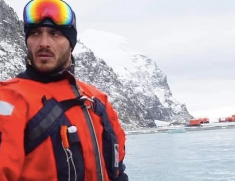 Un olavarriense en la estaci�n ant�rtica Belgrano II